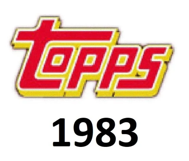 1983 Topps Baseball Cards - Complete Your Set - Pick 1000 Points For $5.00