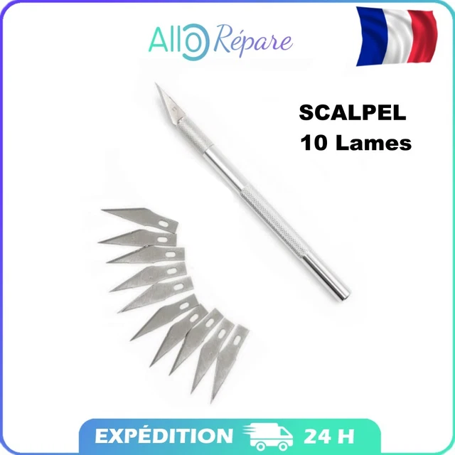 Klangfeiler® Scalpel avec 10 lames - modelisme precision cutter