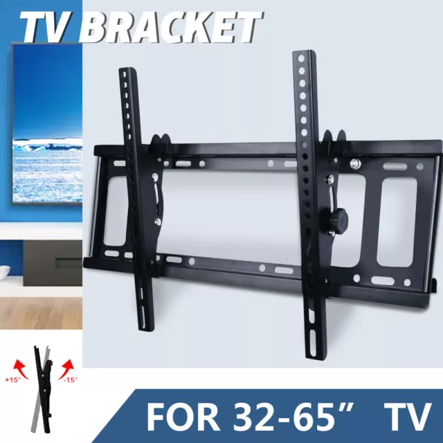 TV Wall Mount Bracket Tilt Slim LCD LED 32 40 42 47 50 55 60 62 65 70 75 inch