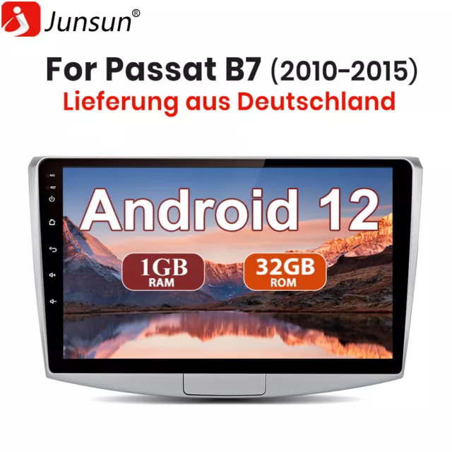 Autoradio per VW Passat B6 B7 CC Android 12 SWC WIFI DAB+GPS Sat Nav WiFi Stereo