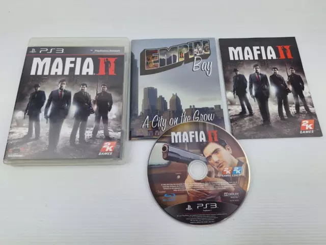 Mafia 2 PS3 + Mafia 3 Deluxe PS4 Complete with Slipcase, Maps, Manuals,  Leaflets