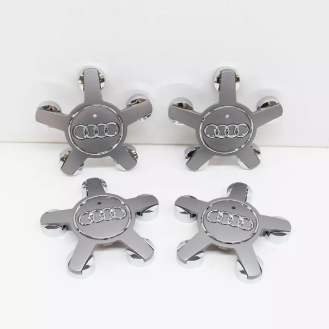 AUDI A1 MK1 Centre de Roue Moyeu Bouchon 4pcs Set 8X0601165 Neuf Original