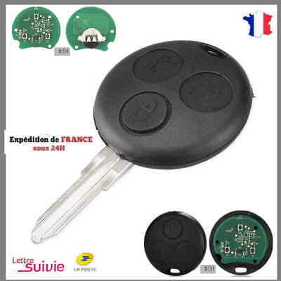 Blade NEUF CLE TELECOMMANDE POUR SMART FORTWO K CITY COUPE CITY 433Mhz TBC A4508200297 