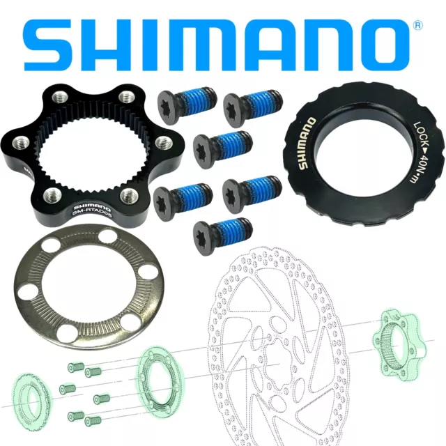 Shimano Fahrrad IS Bremsscheiben Adapter 6-Loch auf Center-Lock SM-RTAD05