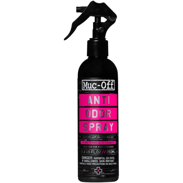 Muc-Off Anti-Odor Spray - 250ml Provides Freshness For Up To 10 Washes