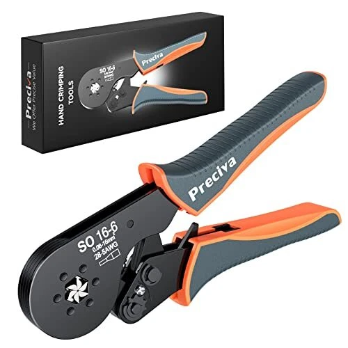 Hexagonal Ferrule Crimper Preciva 16-6 Hexagonal Jaw Wire Crimping Pliers AWG