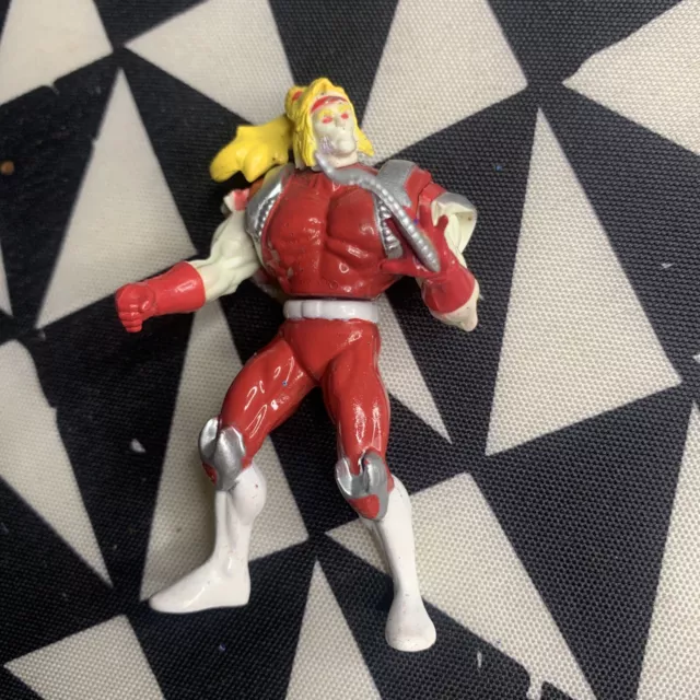 ToyBiz Marvel X-Men Steel Mutants Omega Red Die-Cast Metal 3” Action Figure 1994