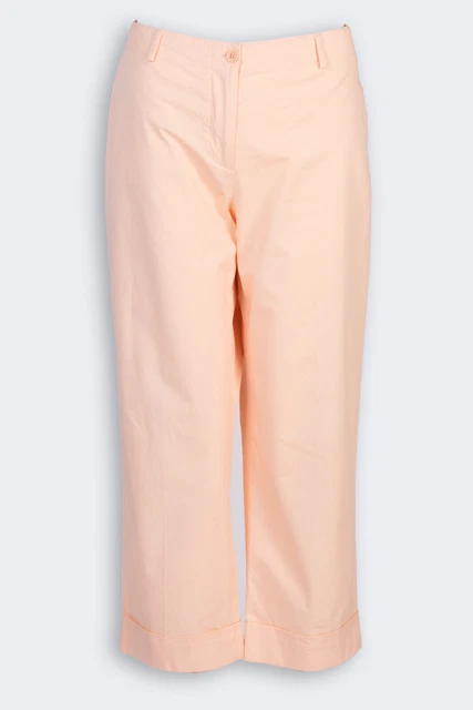RRP €170 PAUL & SHARK YACHTING Chino Trousers US12 IT46 XL Turn-Up Cuffs Cropped