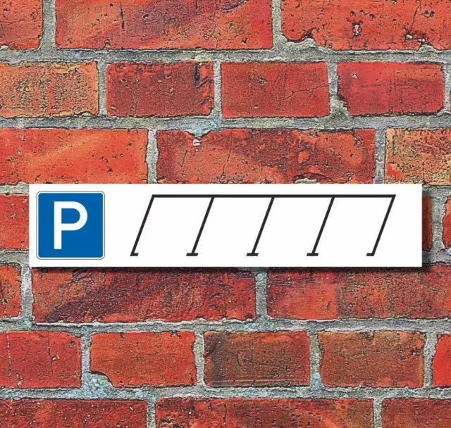 Schild Parkordnung Rechts Parkplatz parken Privatparkplatz 3 mm - 520 x 110 mm