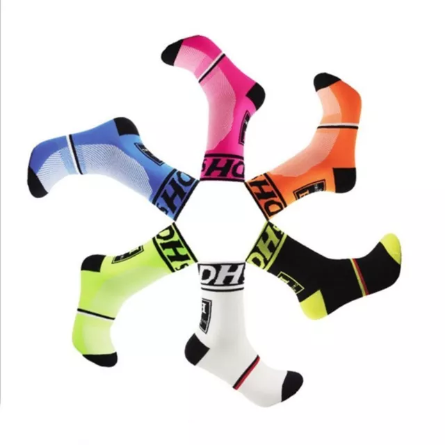 1 Pair Deodorant Cycling Socks Breathable Bicycle Sock Sports Socks  Racing