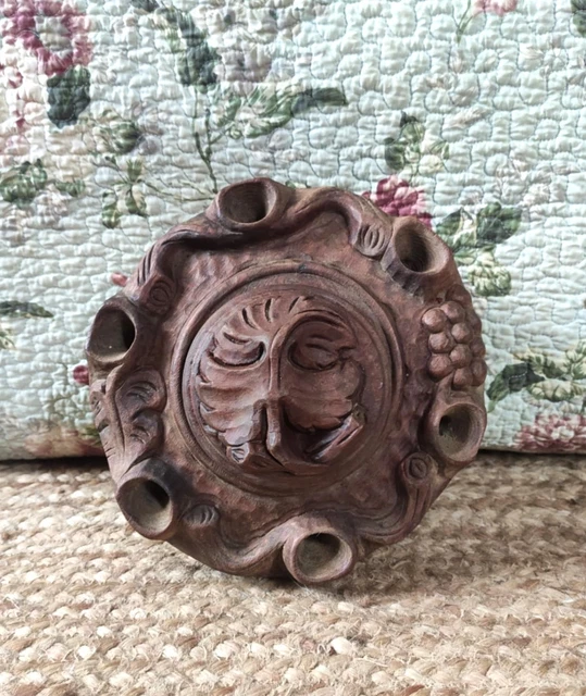 Grolle / Coupe De L'Amitié 4 Becs – Bois D'Acajou – 15 Cm – Edelweiss – Italie