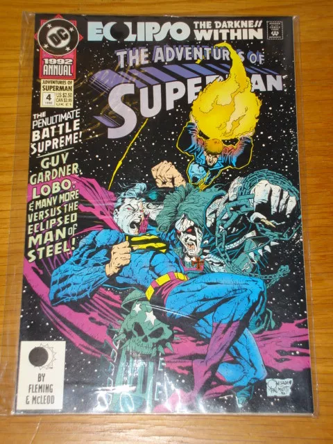 Superman Adventures Annual #4 Vol 2 Dc Comics Near Mint Condition August 1992