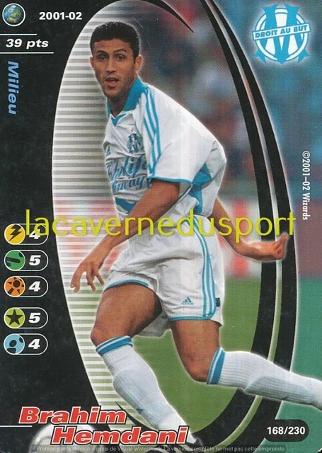 Carte Postale Vintage OM Olympique De Marseille 2001-2002 - Pascal Nouma