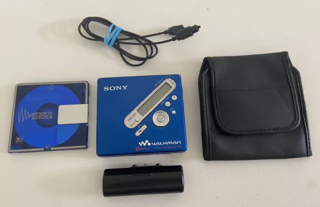 Grabadora de minidisco portátil Sony Walkman MZ-N710 azul