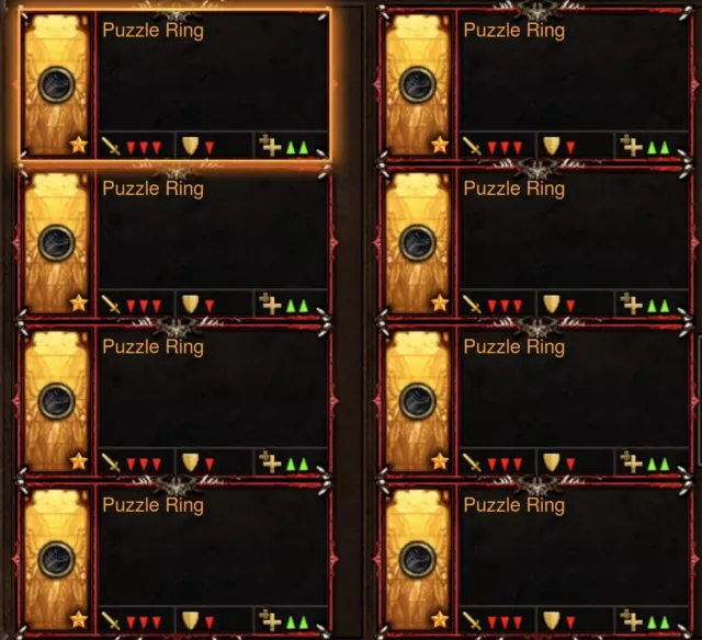Diablo 3 - Alle Konsolen - 30 Puzzle Ringe Bündel - Schatztresor Öffnen
