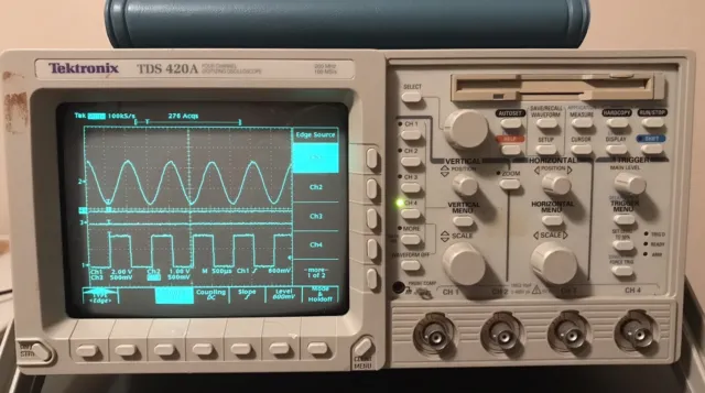 Tektronix TDS 420A Oscilloscope 4 Channel 200 MHz Tested
