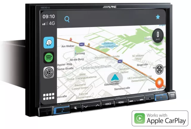 ALPINE X802D-U 8" CarPlay AndroidAuto DAB+ HDMI USB, Built-in iGO GPS, BIG SALE
