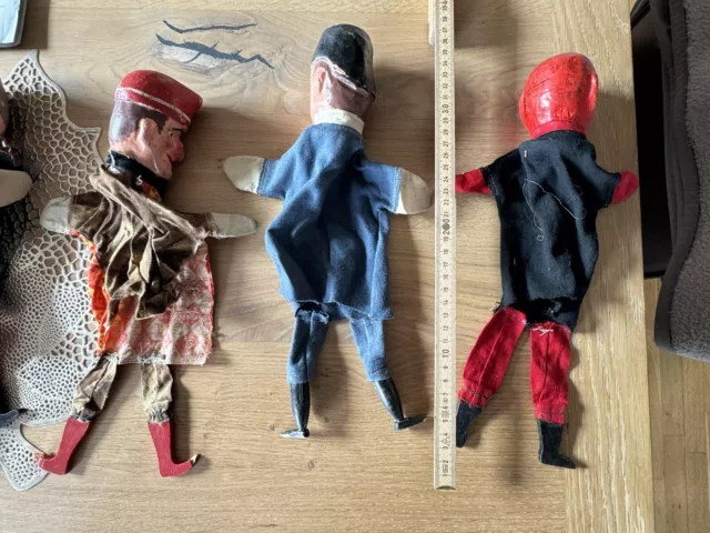 5 alte Hand -  Puppen für ein Kasperl-Theater mind. 60 Jahre alt 2