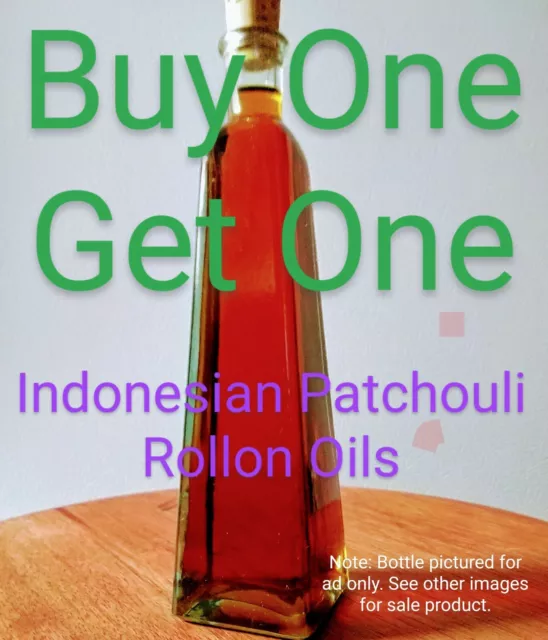 BOGO - Indo Patchouli Essential Oil, .33oz, 100% Natural - Made in NorCal BOGO - Indo Patchouli Essential Oil, .33oz, 100% Natural - Made in NorCal