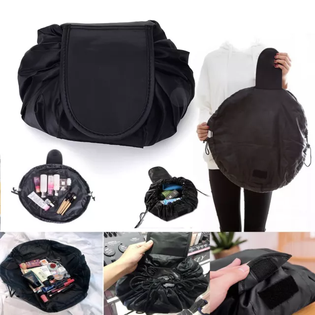 Portable Makeup Drawstring Bag Storage Magic Travel Pouch Cosmetic Make-up Bags