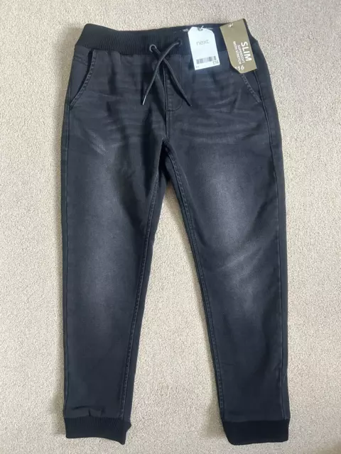 New Boys Next Black Jeans - Slim Supersoft with Stretch - Aged 8 Years BNWT