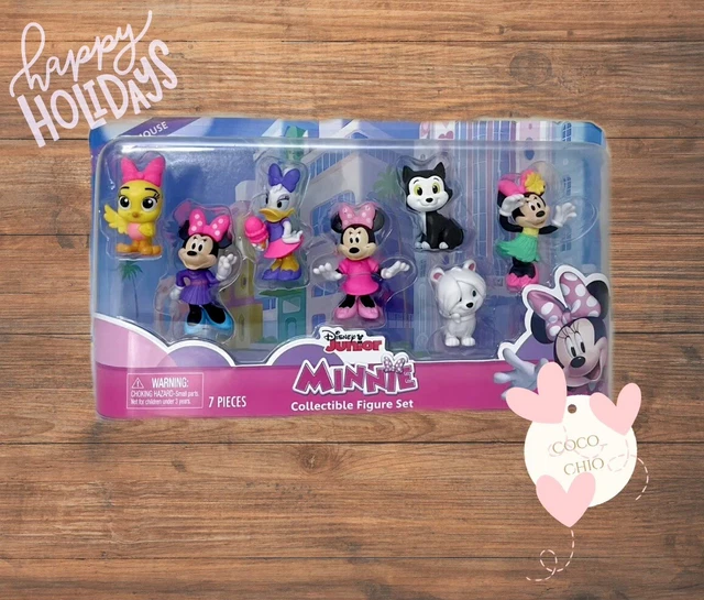 Disney Junior Minnie Mouse 7 Piece Collectible Figure Set NEW 2022