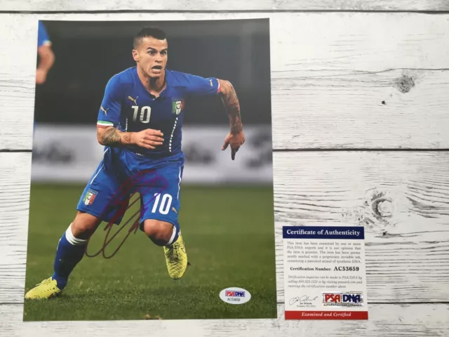 Sebastian Giovinco Signed Italy Italia 8x10 Photo PSA/DNA COA Autographed a