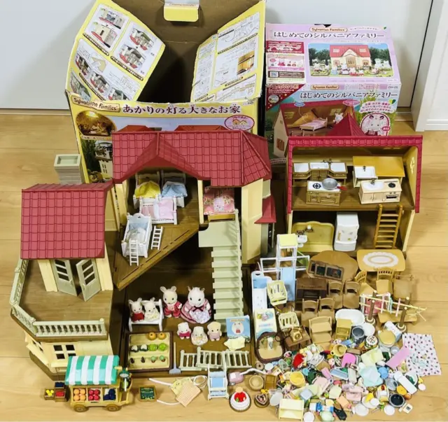 Sylvanian Families Big House With Lights First Dolls Accessories Furniture