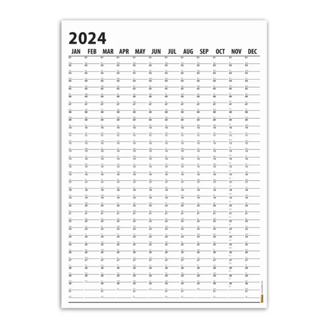 2024 YEAR PLANNER, Wall Planner, Family Calendar, Yearly Wall Calendar