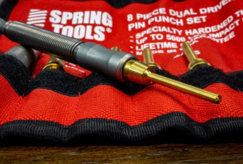 Spring Tools #Brps20 Industrial Hammerless Pin Punch Set Brass Tip