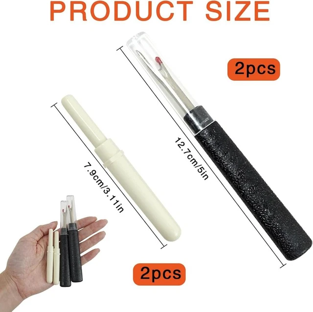 4 PACK SEAM Ripper Stitch Remover Set - Sharp Steel Unpicker with ...