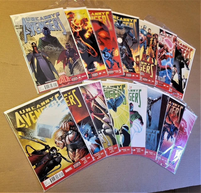 UNCANNY AVENGERS Lot #3,4,5,6,7,8,8AU,9,10,11,12,13,14,15,16 (Marvel:2013) NM-