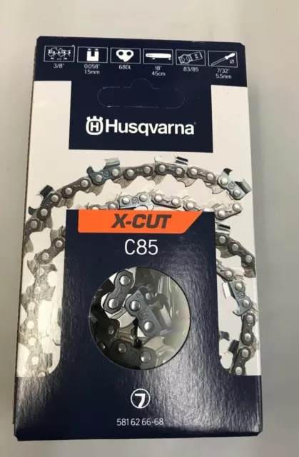 Husqvarna Chainsaw Chain 18" C85 (H42) 68DL 3/81.5mm 266 272 372 562 565 572 etc