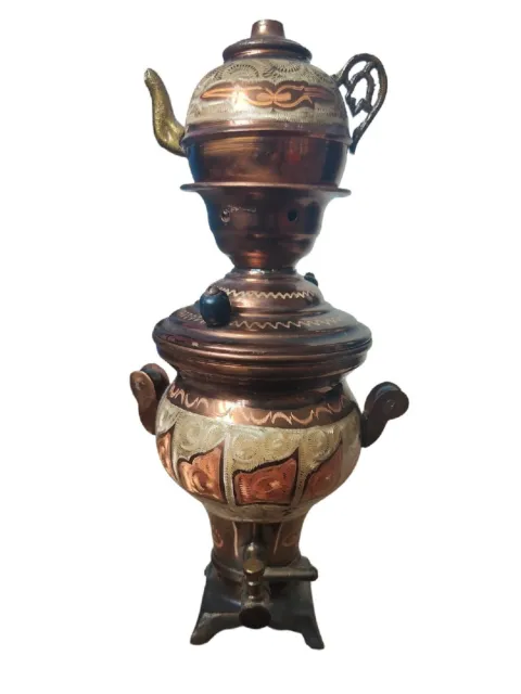 Vintage Kupfer Samowar (26 cm hoch)