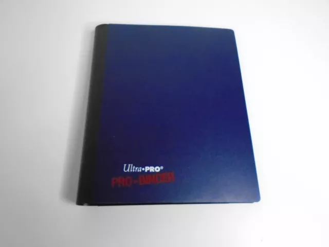 Ultra Pro BLUE & BLACK Pro-Binder - 20 x 4-pocket Pages - Holds 160 cards