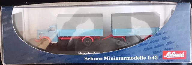 SCHUCO 1:43; MERCEDES Benz L6600 als ESSO Tankwagen EUR 33,00 - PicClick DE
