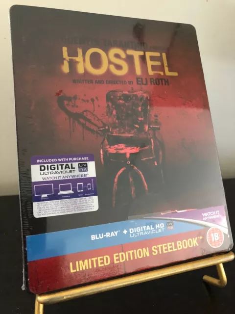 [BLU RAY] STEELBOOK HOSTEL.. Édition anglaise Zavvi avec VF Neuf.