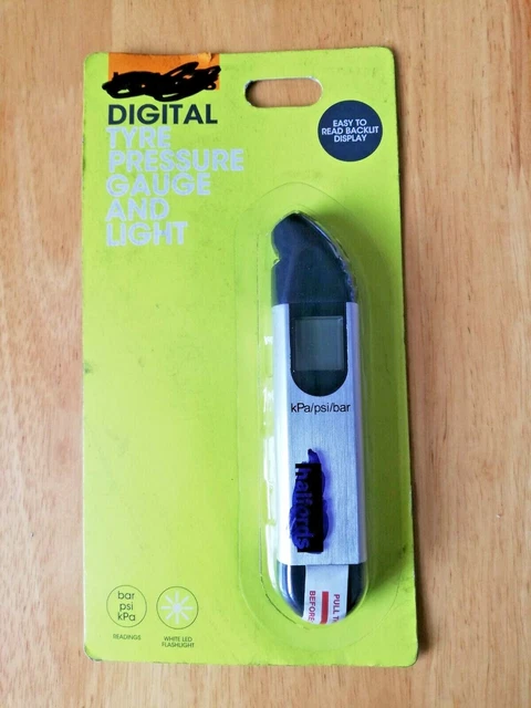 Halfords led digital tyre sales pressure gauge