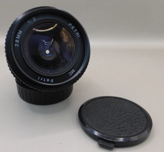 PETRI MC 28MM f2 Auto PK Mount Wide Angle Manual Focus Lens £21.50
