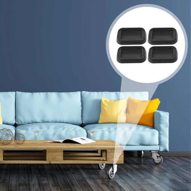 8 piezas taza con rodillos para muebles cama taza protectora para alfombras refrigerador posavasos