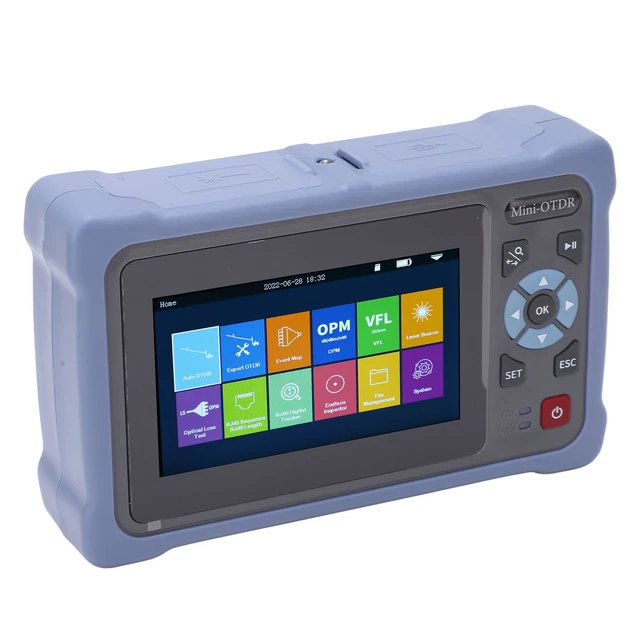 Optical Tester OTDR Time Reflectometer 4.3in Touch Screen(EU Plug)
