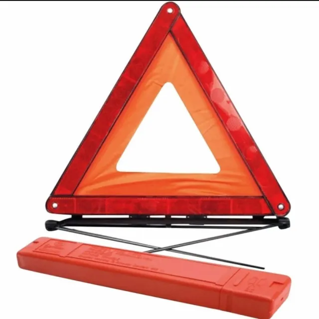 Large Warning Car Triangle Reflective Road Emergency Breakdown Safety Hazard