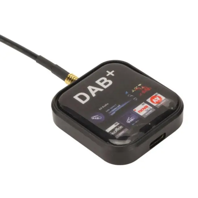 USB Portable DAB+ Digital Radio Receiver - Powerful  Compact Adapter