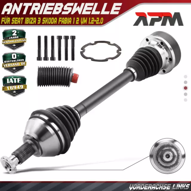 Antriebswelle Vorne Links für Seat Cordoba Ibiza 3 Skoda Fabia I II VW 1.2-2.0L