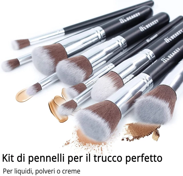 Pennelli Make up Set Di Pennello Da Trucco Fondazione Cipria Fard Ombretto Kit ( 2