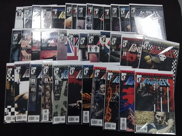 COMPLETE Garth Ennis PUNISHER Marvel Knights #1-37 Comic Set Run Lot