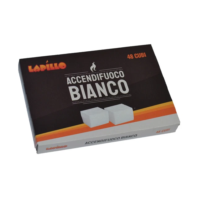 6 Encendedores Blanco Lapillo 288 Cubos Basado En Petrol Barbacoa Chimeneas Fire
