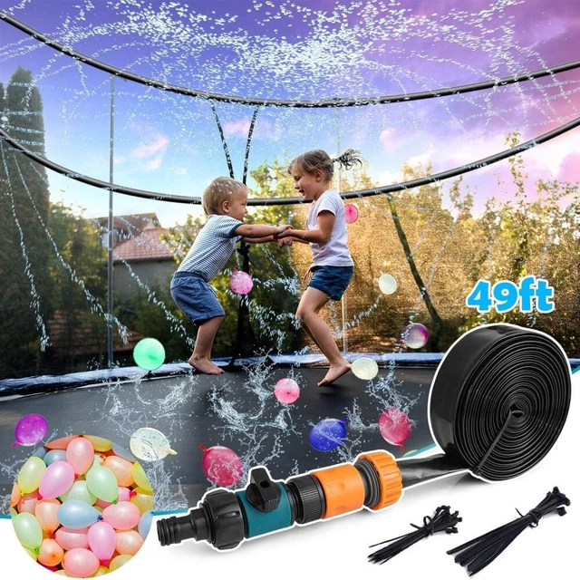 JOYIN TRAMPOLINE SPRINKLER, Fun Summer Backyard Outdoor Water Toy for ...