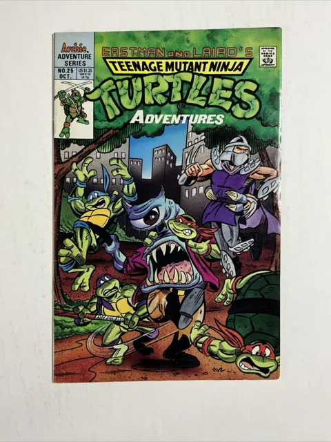 Teenage Mutant Ninja Turtles Adventures #25 (1991) 8.5 VF Archie Comics Eastman