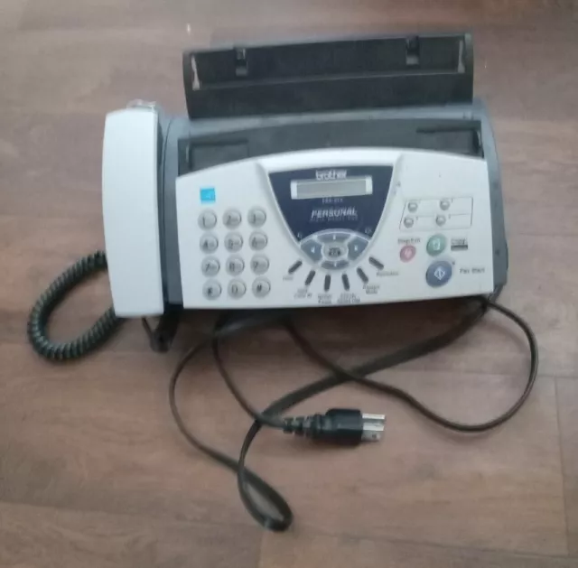 Brother FAX-575 Personal Compact Office Fax Machine with Phone and Copier Works